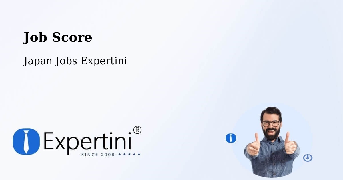 Job Score & Job Description Score Tool – Matsudo Shi - Japan Jobs Expertini