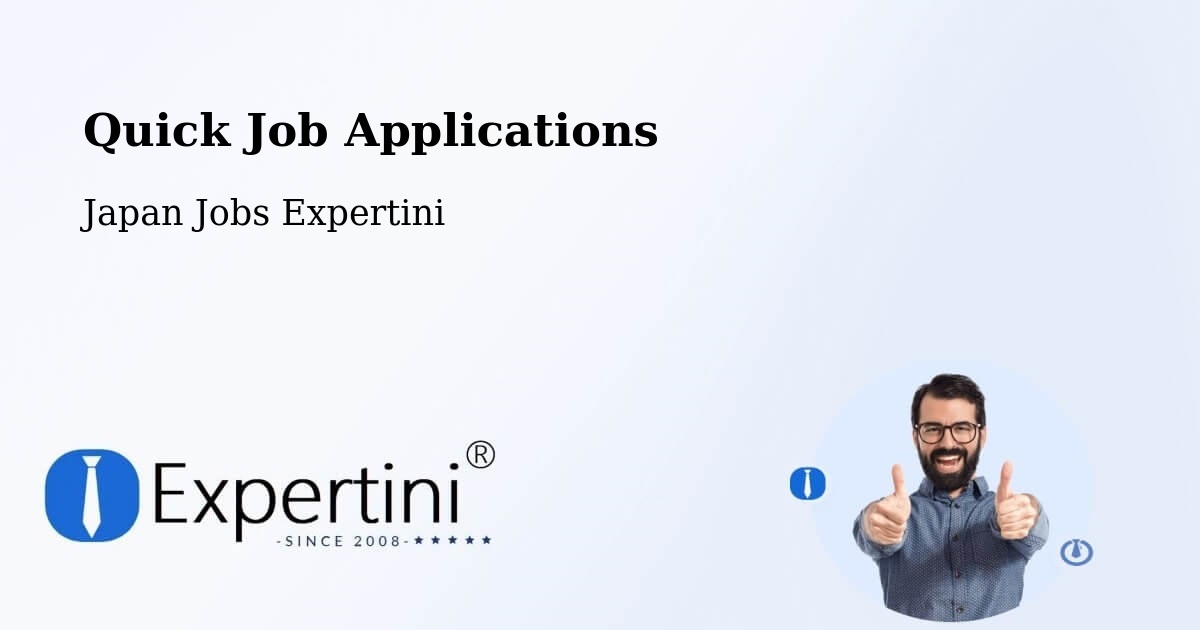 Quick Apply Feature – Matsudo Shi - Japan Jobs Expertini