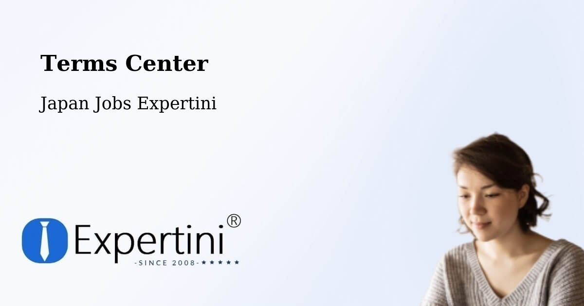 Terms of Service – Matsudo Shi - Japan Jobs Expertini